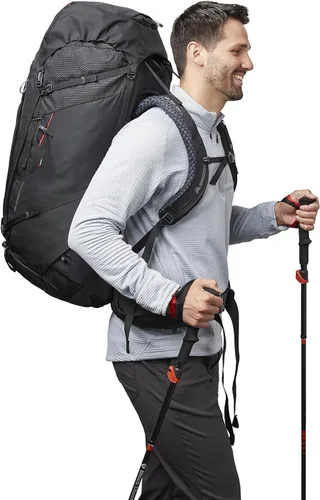 Miniatura 2 de Gregory Baltoro 100L Pro - Mochila unisex con suspensión FreeFloat, panel trasero transpirable con cojín de aire, grande, negro lava
