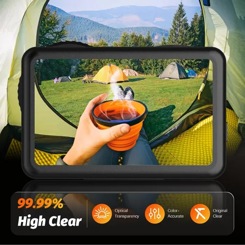 Miniatura 7 de AMAZEAR Protector de pantalla de lente para accesorios DJI Osmo Action 6 (paquete de 6), protector de pantalla de vidrio templado Action6 Pro