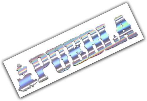 Puebla Oil Slick - Calcomanía holográfica con emblema de la bandera de México, para automóvil, camión, SUV, ventana, calcomanías de Estados Unidos,
