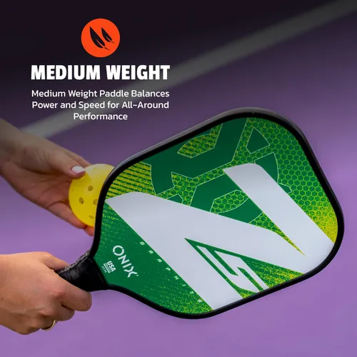Miniatura 6 de Onix - Pala de pickleball de fibra de carbono Graphite MOD Z5, con agarre cómodo acolchado ONIX Graphite Z5 - Mod Verde-2025