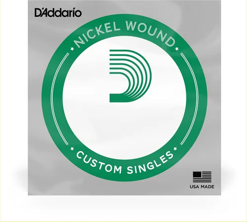 Miniatura 20 de D'Addario XLB020P Guitarra Bajo de Acero Liso Cuerda Simple, Escala Larga, .020