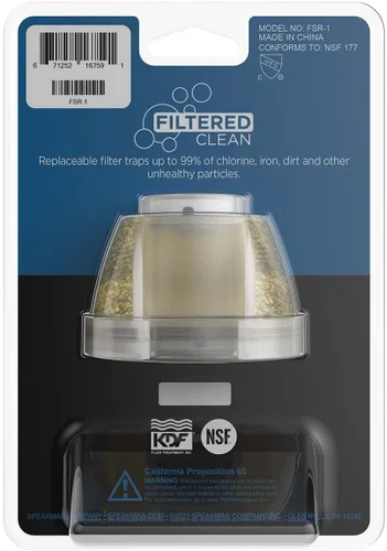 Miniatura 4 de Speakman Anystream - Filtro de ducha de repuesto, moderno, redondo, pulido, elimina el 99% del cloro, hierro, suciedad, 6 meses, no requiere