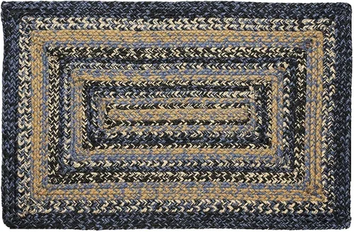 Miniatura 6 de Colección trenzada River Shale Premium Estilo primitivo, rústico, campestre, rústico Yute/algodón 30 días sin riesgo Alfombra