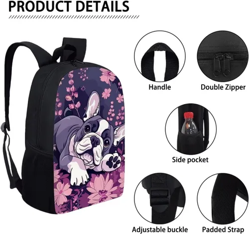 Miniatura 9 de HUGS IDEA Los animales frescos 3D niños escuela libro bolsa niños impresión mochilas, Baloncesto, Moderno