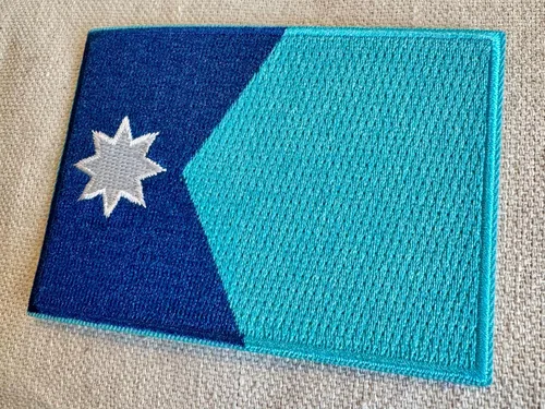Miniatura 4 de Parche Bordado de la Bandera del Estado de Minnesota, Emblema MN, Planchado, Versión 2024
