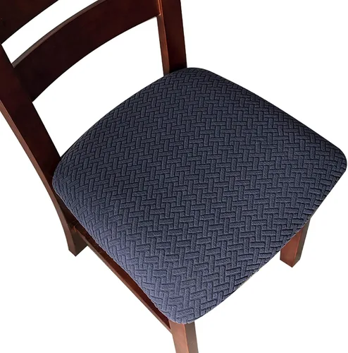 Miniatura 15 de Genina Fundas de asiento impermeables para sillas de comedor, fundas de asiento de silla de comedor, fundas de asiento de cocina, fundas de asiento