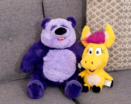 Miniatura 6 de Jada Donkey Hodie - Muñeca de peluche de burro amarillo de 14 pulgadas, juguetes para niños