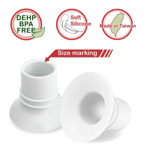 Miniatura 5 de Nenesupply Inserto de brida de 0.748 in compatible con piezas de bomba de brida Elvie Brida Elvie Stride Brida Momcozy Medela Brida Spectra Willow