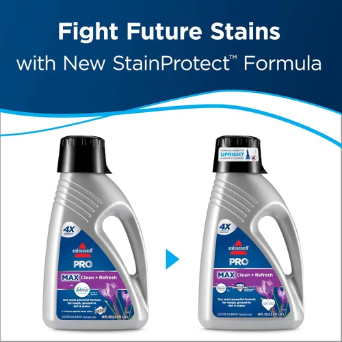 Miniatura 8 de Bissell PRO MAX Clean + Refresh con Febreze - Limpiador de alfombras de tamaño completo, fórmula para máquina, 1.41 L, 2515A