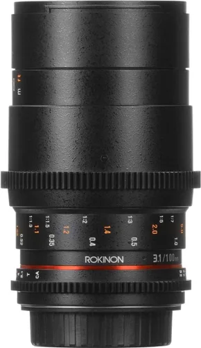 Miniatura 6 de Rokinon Cine DS 3.937 in T3.1 ED UMC Telefoto Macro Cine Lente de Marco Completo para Sony E Mount (FE) Cámaras de lente intercambiable
