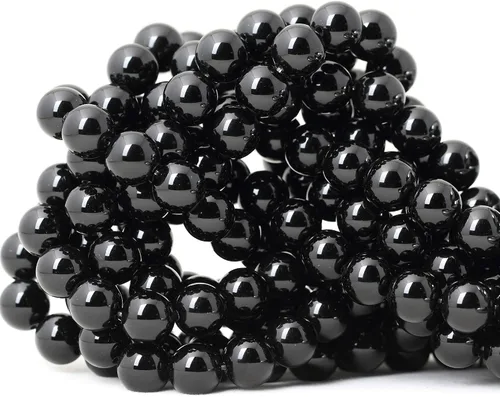 Miniatura 46 de Cuentas redondas sueltas de ágata estilo antiguo vena de dragón de 6mm, cuentas para diseño de joyas, 60 cuentas
