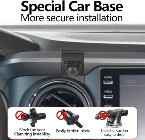 Miniatura 2 de Soporte para teléfono de automóvil para Toyota Tacoma 2016 2017 2018 2019 2020 2021 2022 2023 Accesorios de automóvil Decoración interior Soporte