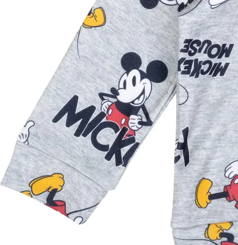 Miniatura 6 de Disney Mickey Mouse - Conjunto de atuendo navideño de vellón con capucha y pantalones deportivos para recién nacidos a niños grandes