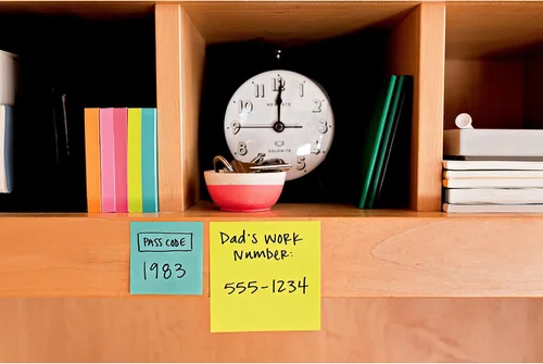 Miniatura 12 de Notas adhesivas Post-it Super Sticky, 8 blocs de notas adhesivas, 4.76 x 4.76 cm, Útiles escolares, Productos de oficina, 2 veces el poder