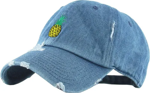 Miniatura 21 de KBETHOS Gorra de béisbol con diseño de piña, estilo clásico envejecido, estilo polo ajustable