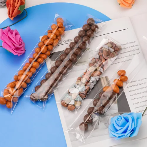 Miniatura 5 de 2x10 Pulgadas 240 Piezas Bolsas Transparentes para Palitos de Pretzel, Bolsas de Celofán Autoadhesivas y Resellables para Empaquetar Palitos