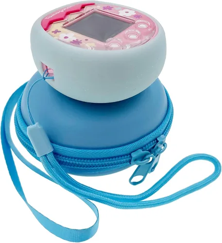 Miniatura 7 de Xcivi Estuche rígido y cubierta de silicona para Tamagotchi Pix Virtual Interactive Pet Game Machine (azul)