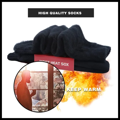 Miniatura 4 de Thermal Socks for Men - Winter Warm Socks Mens Womens for Cold Weather, Extreme Temperatures