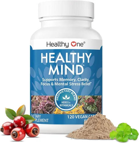Miniatura 8 de Suplemento para la memoria Healthy Mind, para una mente sana y enfoque mental, 60 cápsulas, para mejorar la memoria, el enfoque y la concentración