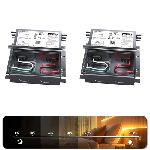 Miniatura 13 de Controlador LED regulable de 60 W 12 V para atenuador Lutron y Leviton, transformador de fuente de alimentación de CA a CC Triac/ELV/MLV para tira
