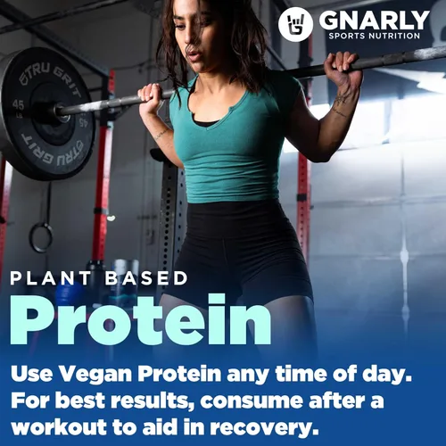 Miniatura 5 de Gnarly Nutrition Proteína vegetal vegana – Polvo de proteína vegana de chocolate, certificado NSF Sport, reemplazo de comidas, impulso nutricional