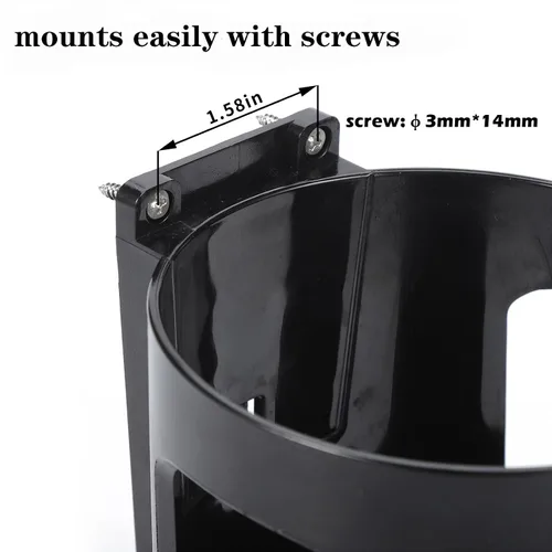 Miniatura 5 de LITTLEMOLE Portavasos grande, soporte universal para bebidas para casi cualquier tamaño de botella o lata, ideal para caravanas, coches, furgonetas