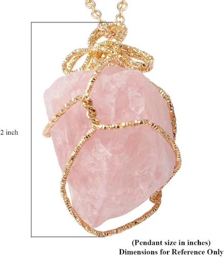 Miniatura 4 de Shop LC - Collares de cristal Juego de collar de piedras preciosas crudas de amatista curativa y cuarzo rosa, fluorita y cristal blanco, citrino