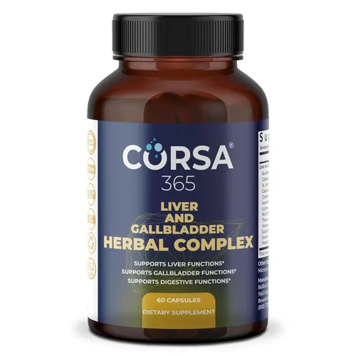 Fórmula de apoyo para la salud del hígado y la vesícula biliar, desintoxicación y reparación del hígado, complejo herbario con escaramujos y