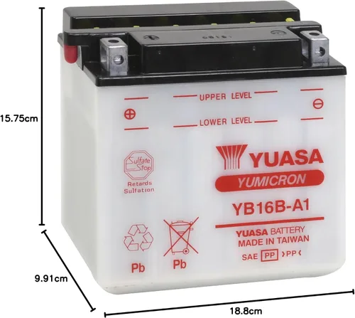 Miniatura 3 de Yuasa YUAM22161 YB16B-A1 Batería
