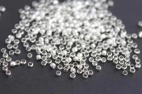 Miniatura 3 de Adabele - 50 piezas de plata de ley 925 real 925 de 0.079 pulgadas (agujero de 0.049 pulgadas)