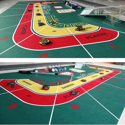 Miniatura 3 de Tapete de póquer de póquer, tapete de póquer portátil profesional para ruleta de casino, tapete de diseño de mesa plegable para juegos de póquer