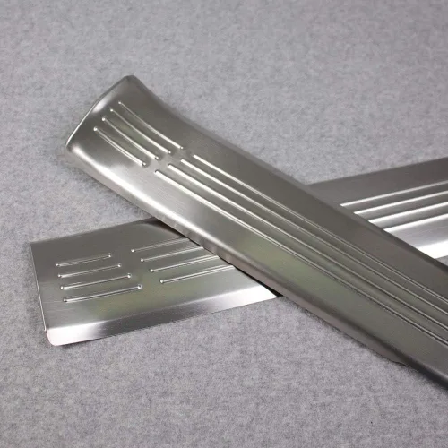 Miniatura 5 de Beautost Para Benz GLS 450/580 2020 2021 2022 2022 2023 2024 2025 Cubierta de protección para umbral de puerta interior (plateado)