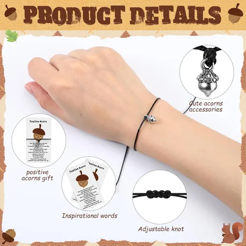 Miniatura 3 de Sasylvia Bonito regalo de agradecimiento para empleados, pulsera inspiradora a granel, pulsera positiva, tarjeta motivacional, regalo para Navidad
