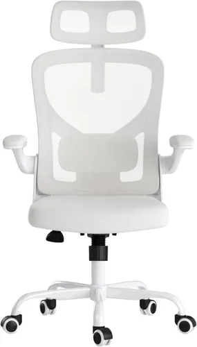 Miniatura 10 de Ergonomic Office Chair with Headrest and Adjustable Lumbar Support, Home Desk Computer Chair Featuring Flip-Up Armrests for Space Saving, Breathable