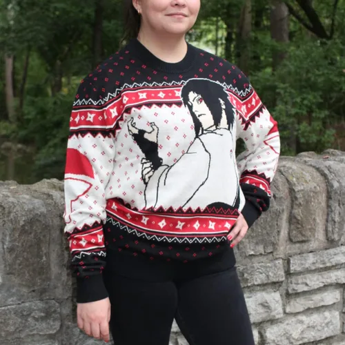 Miniatura 6 de Ripple Junction Naruto Shippuden Christmas Holiday Anime Adult Crew Neck Sweater