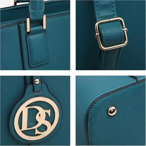 Miniatura 4 de DASEIN - Bolsa de mano para mujer bolsa tipo bandolera asa superior bolsa plana para trabajar
