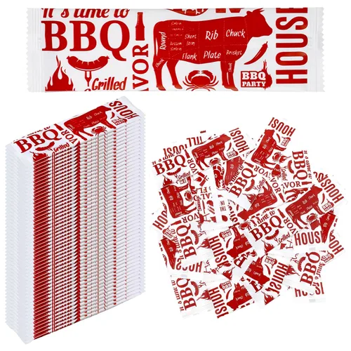 Miniatura 11 de Siifert 250 toallitas húmedas de langosta a granel, toallitas de mano desechables individualmente para limpieza envuelta para manos, parrilla