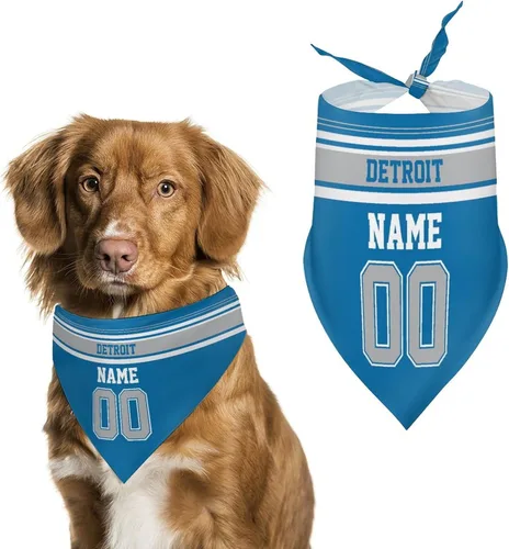 Miniatura 26 de Arizona - Bandana de fútbol para perro, diseño personalizado, número de nombre, regalos para gatos