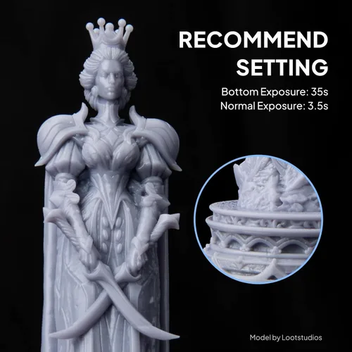 Miniatura 6 de ELEGOO - Resina lavable al agua para impresora 3D LCD, resina de curado UV 405nm, resina de fotopolímero estándar para impresión LCD 3D Mars Saturn