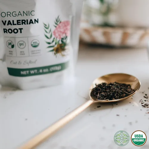 Miniatura 5 de Elanen Naturals Raíz de valeriana orgánica, 4 onzas (3.99 oz), té de hierbas de raíz de valeriana orgánica certificado por USDA, Te De Valeriana