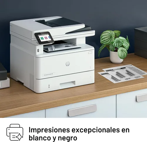 Miniatura 13 de HP Laserjet Pro MFP 4101fdn Impresora en blanco y negro, impresión, escaneo, copia, fax, velocidades rápidas, fácil configuración, impresión móvil