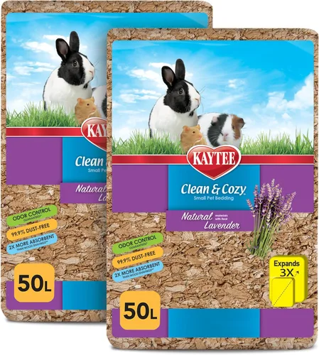 Miniatura 9 de Kaytee Ropa de cama natural limpia y acogedora con lavanda de 24,6 litros