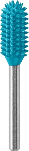 Miniatura 9 de Dremel 9953 Punta de llama de 3/8" de broca de grabado rotatorio de potencia - Ideal para aplicaciones de eliminación y alisado en madera, plástico