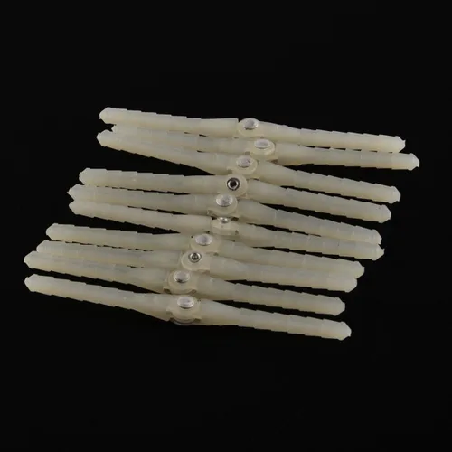 Miniatura 3 de Parte de avión modelo RC, 10 piezas RC modelo avión pin bisagra diámetro 0.098 in / 0.177 in de plástico pin bisagra repalcement para RC avión 10