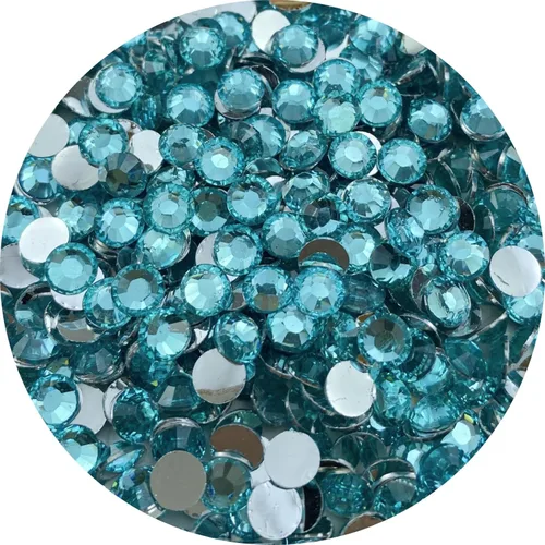 Miniatura 14 de 3000 diamantes de imitación de resina de 0.197 in con parte trasera plana redonda negra para manualidades, diamantes de imitación brillantes