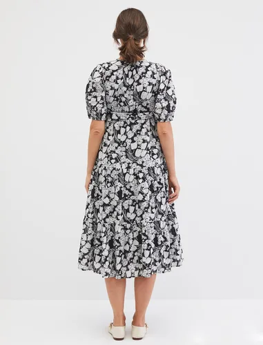 Miniatura 4 de Motherhood Maternity Vestido largo de maternidad para mujer, para sesión de fotos o baby shower
