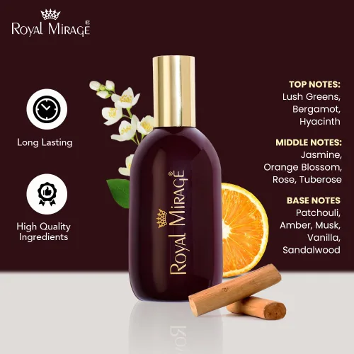 Miniatura 2 de Royal Mirage Original Eau de Cologne para hombres - Spray de fragancia premium de Bergamota y Jazmín - 120ml (4 oz) EDC de larga duración - Aroma