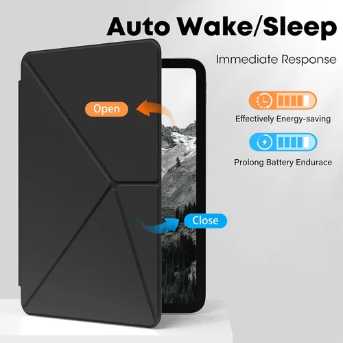 Miniatura 3 de Kenke Funda magnética desmontable para iPad A16/10ª generación de 11/10.9 pulgadas 2025/2022, funda magnética desmontable para iPad con soporte