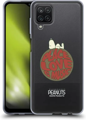 Miniatura 69 de Head Case Designs Funda de gel Woodstock 50th con licencia oficial de Peanuts Snoopy Guitar 1969 [protección de grado militar] compatible