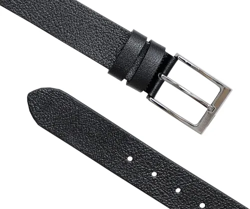 Miniatura 4 de N&S LEATHER Cinturones para hombre, cinturón de cuero para hombre, cinturones casuales grandes y altos para hombre, cinturones de cuero sólido sin